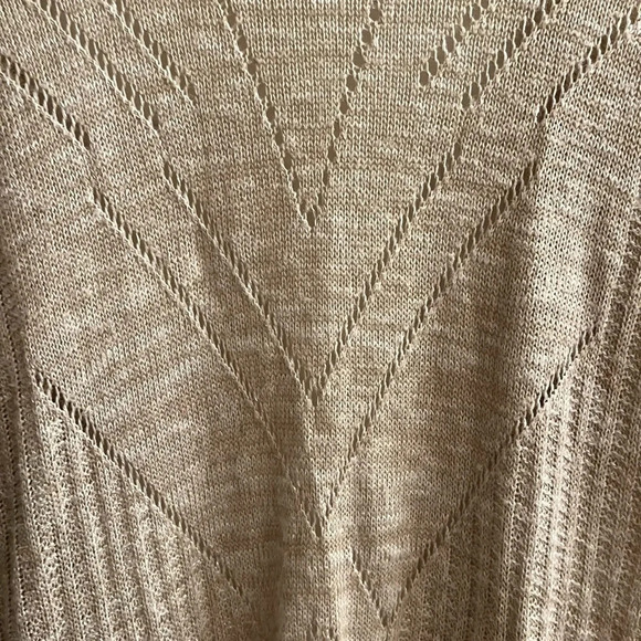 NEW DIRECTION~ BEIGE ~TOPPER~COVERUP~LG - Picture 4 of 8